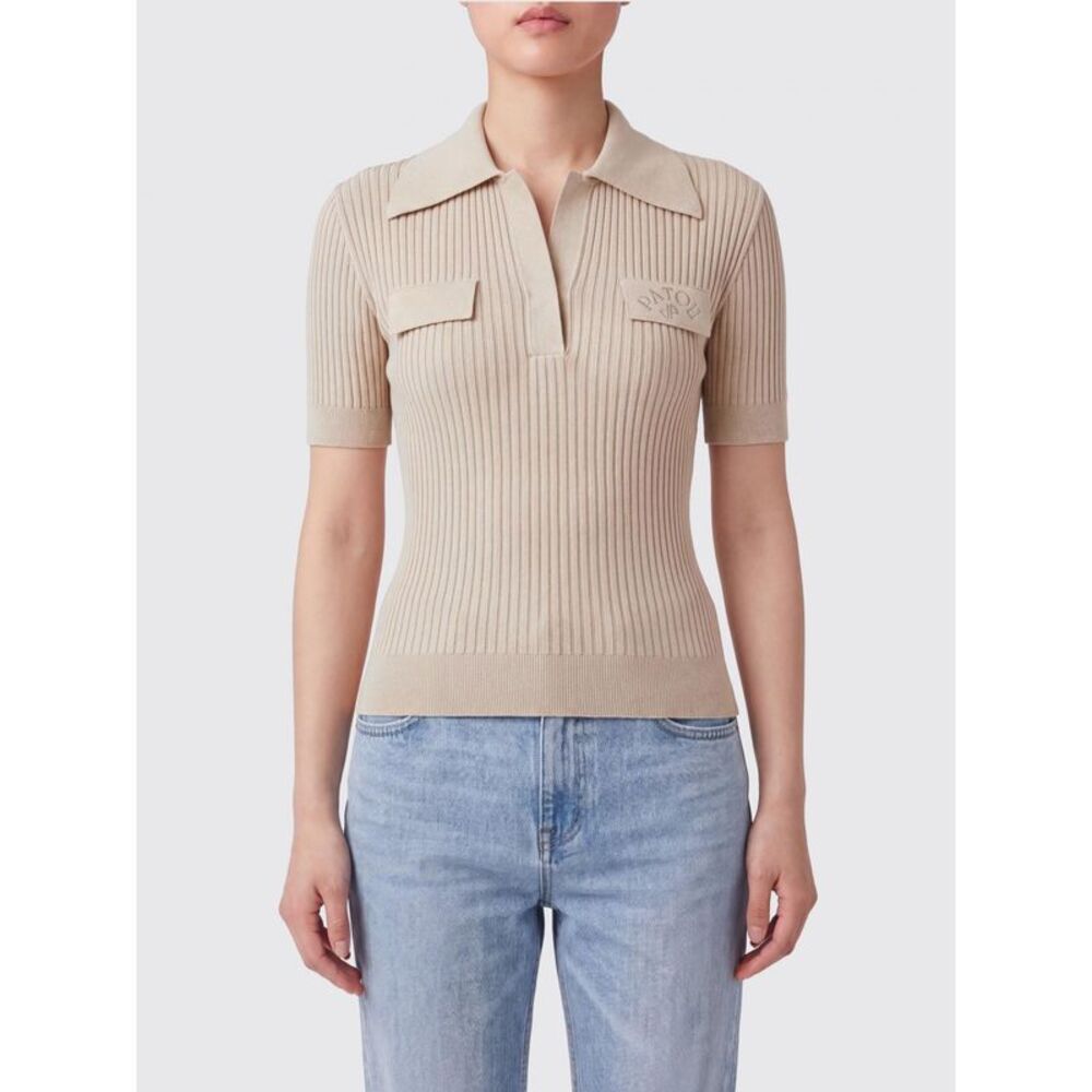 Patou Polo Shirt Woman Beige